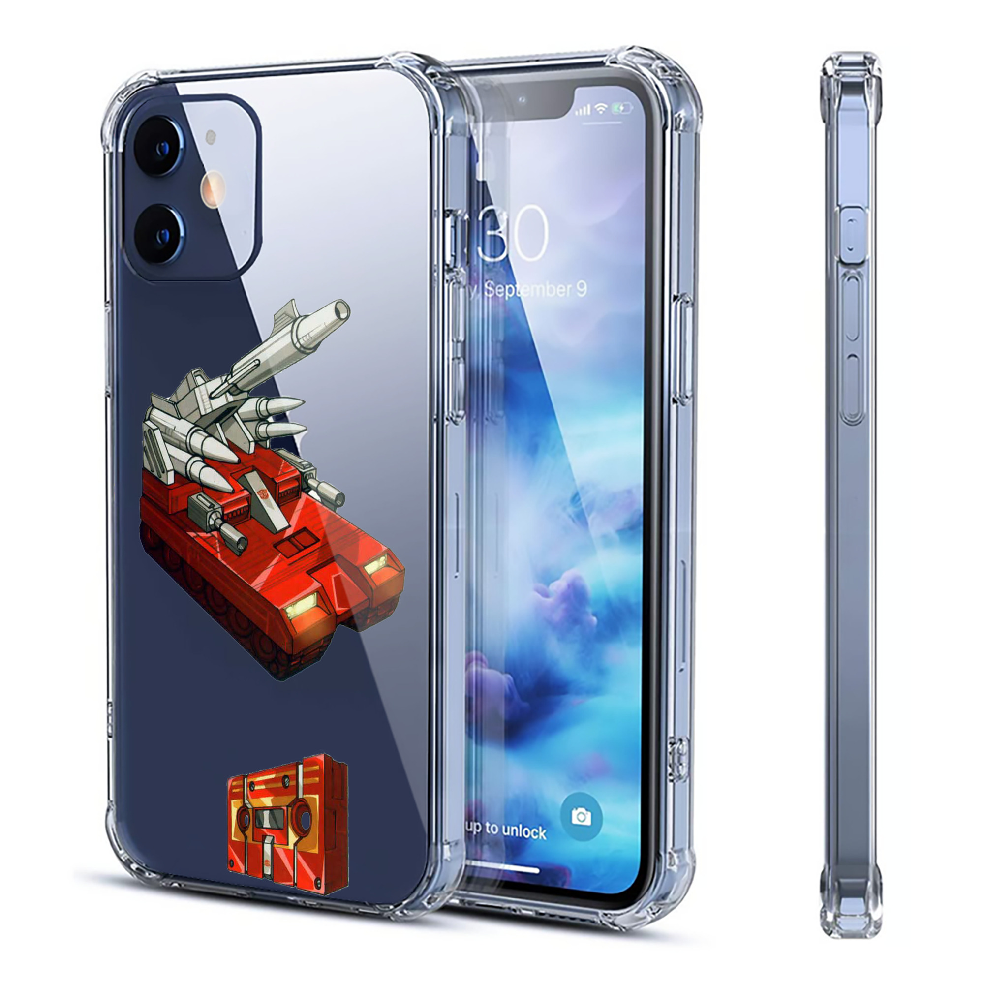 （画像用）  【iPhone 12シリーズ対応】透明スマホケース（クリアソフトケース）